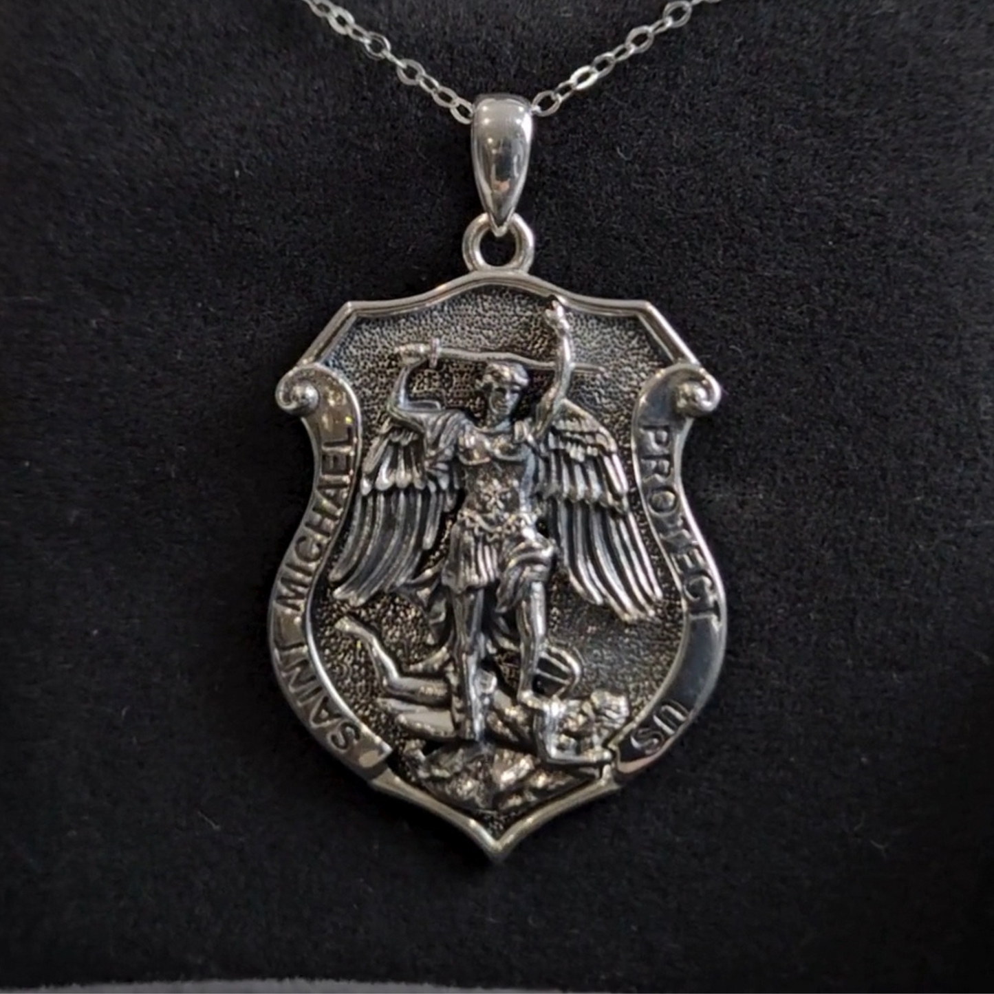 St. Michael Shield Pendant