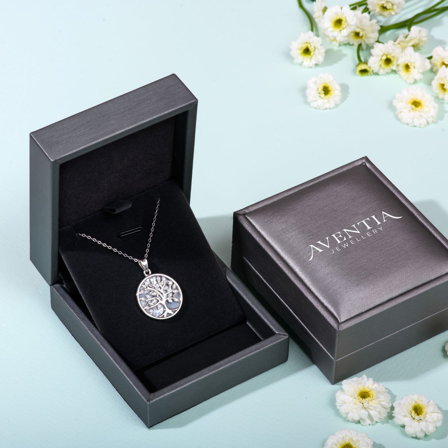 Mother of Pearl Tree of Life Necklace stunning gift