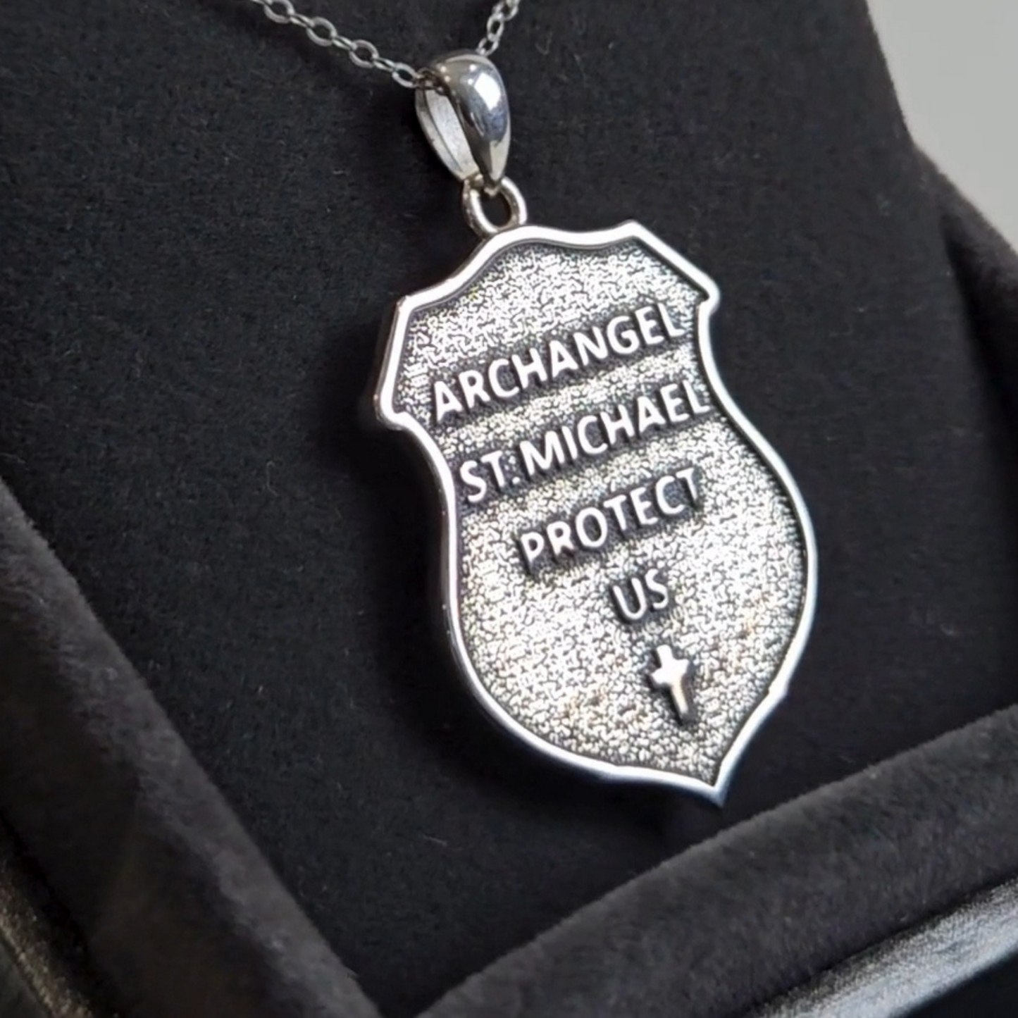 St. Michael Shield Pendant