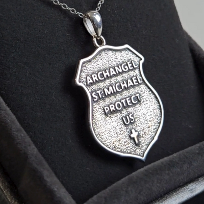 St. Michael Shield Pendant