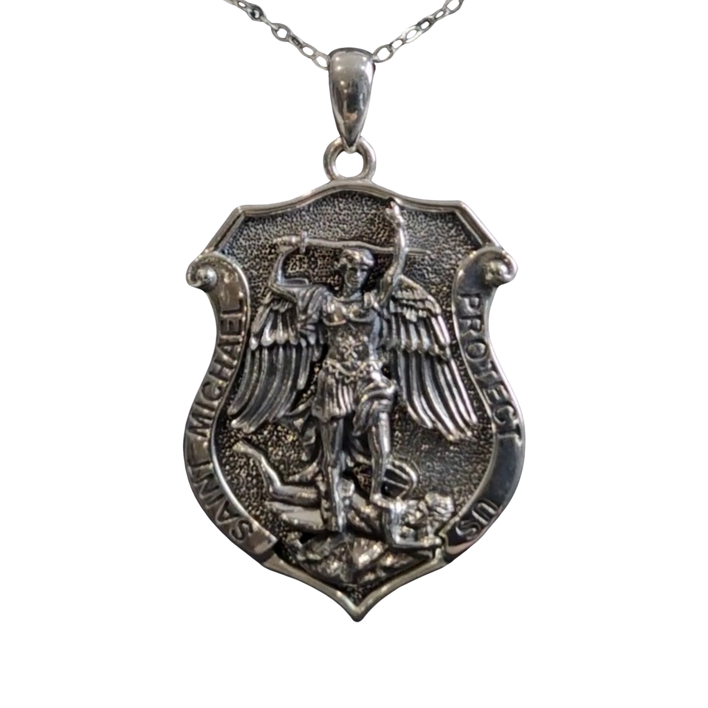 St. Michael Shield Pendant
