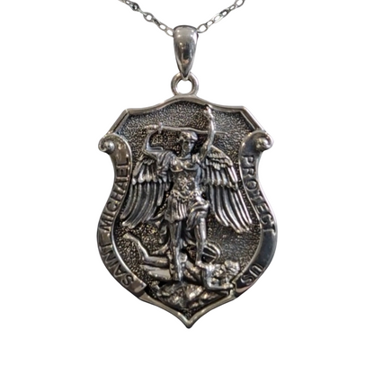 St. Michael Shield Pendant