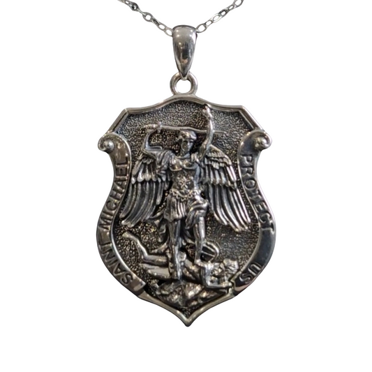 St. Michael Shield Pendant